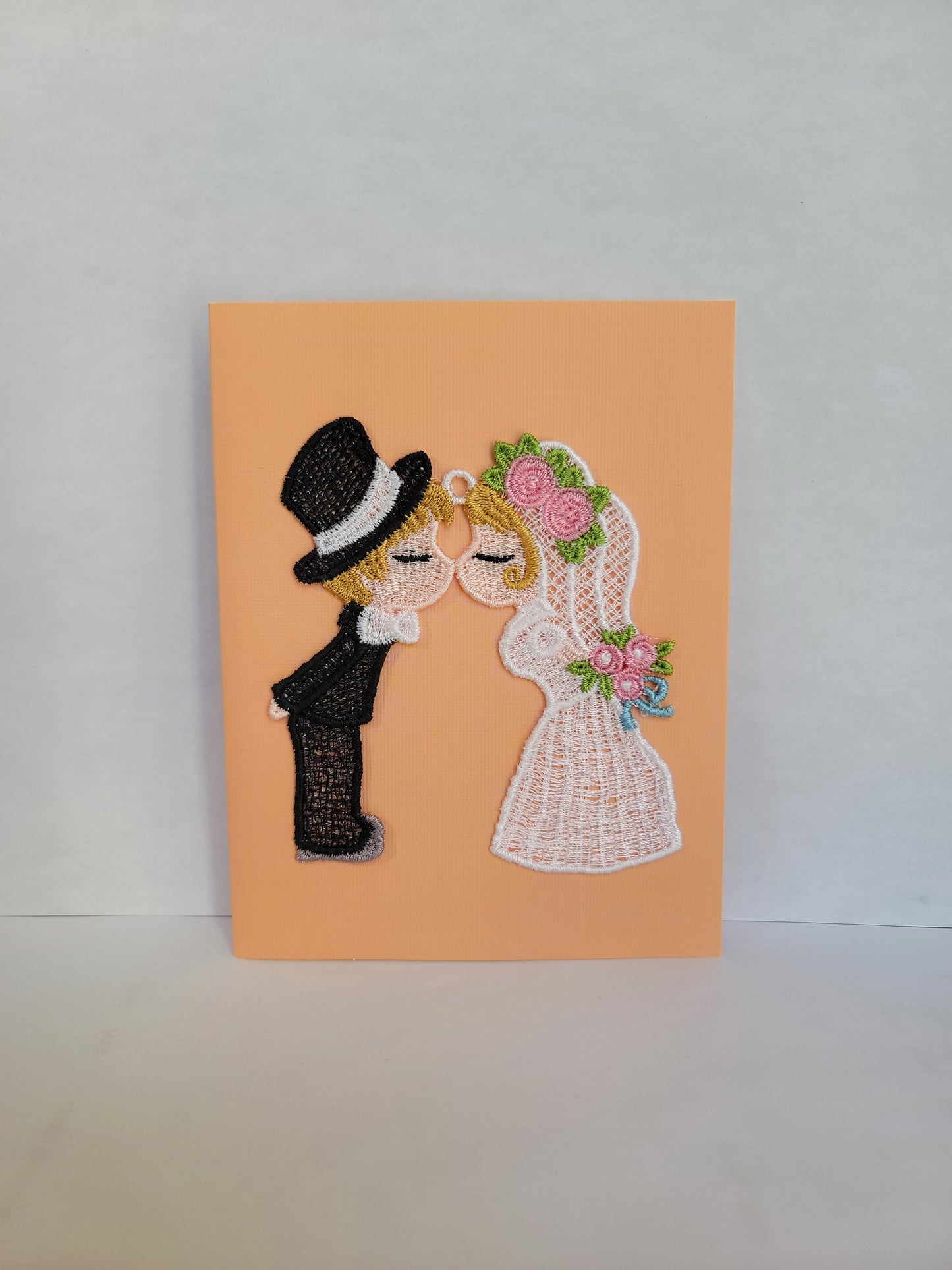 Ever After: Laced Couple Keepsake Ornament Card