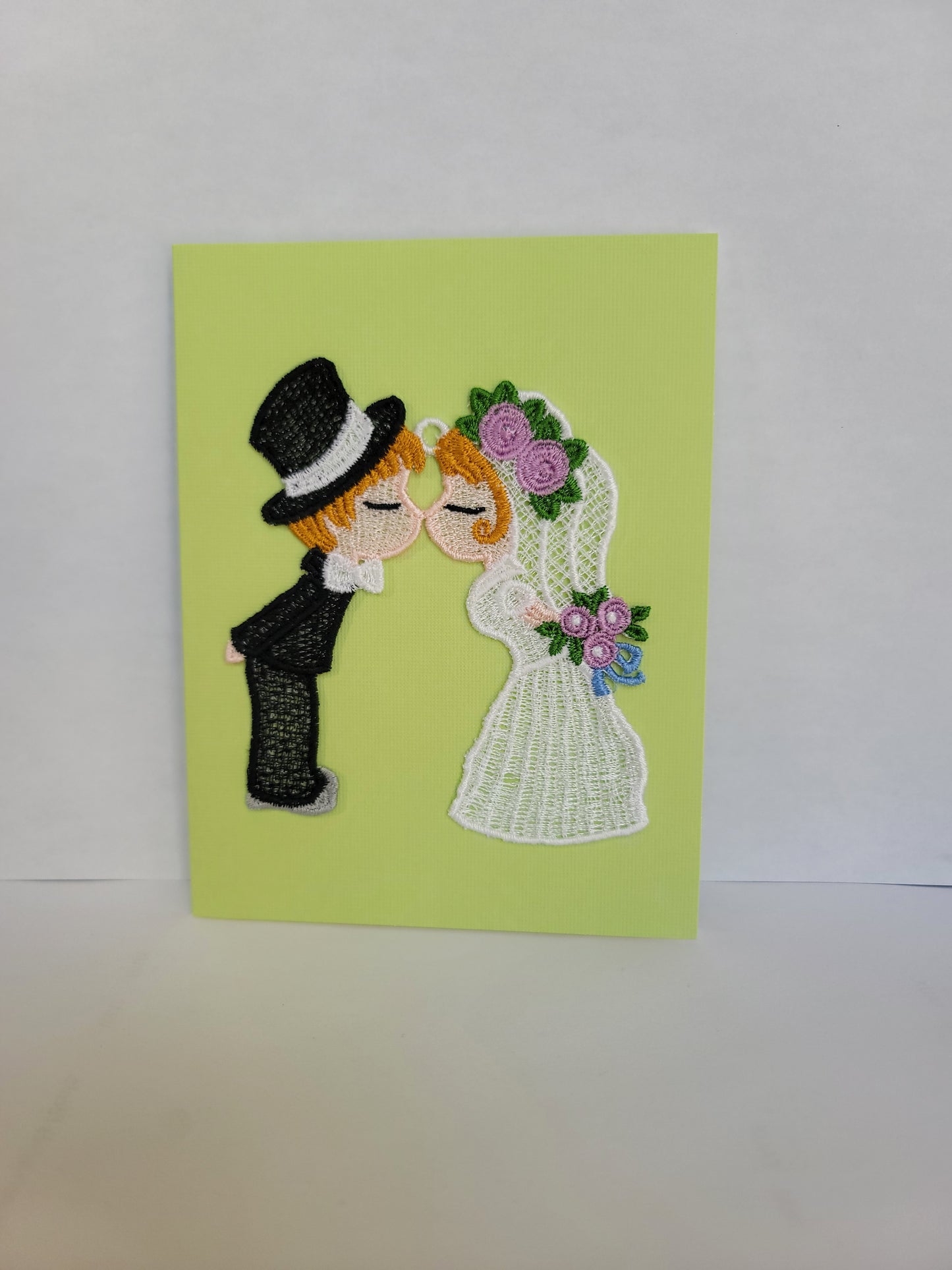 Ever After: Laced Couple Keepsake Ornament Card