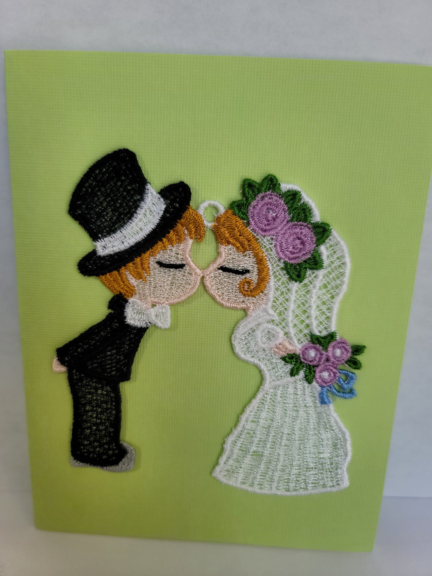 Ever After: Laced Couple Keepsake Ornament Card