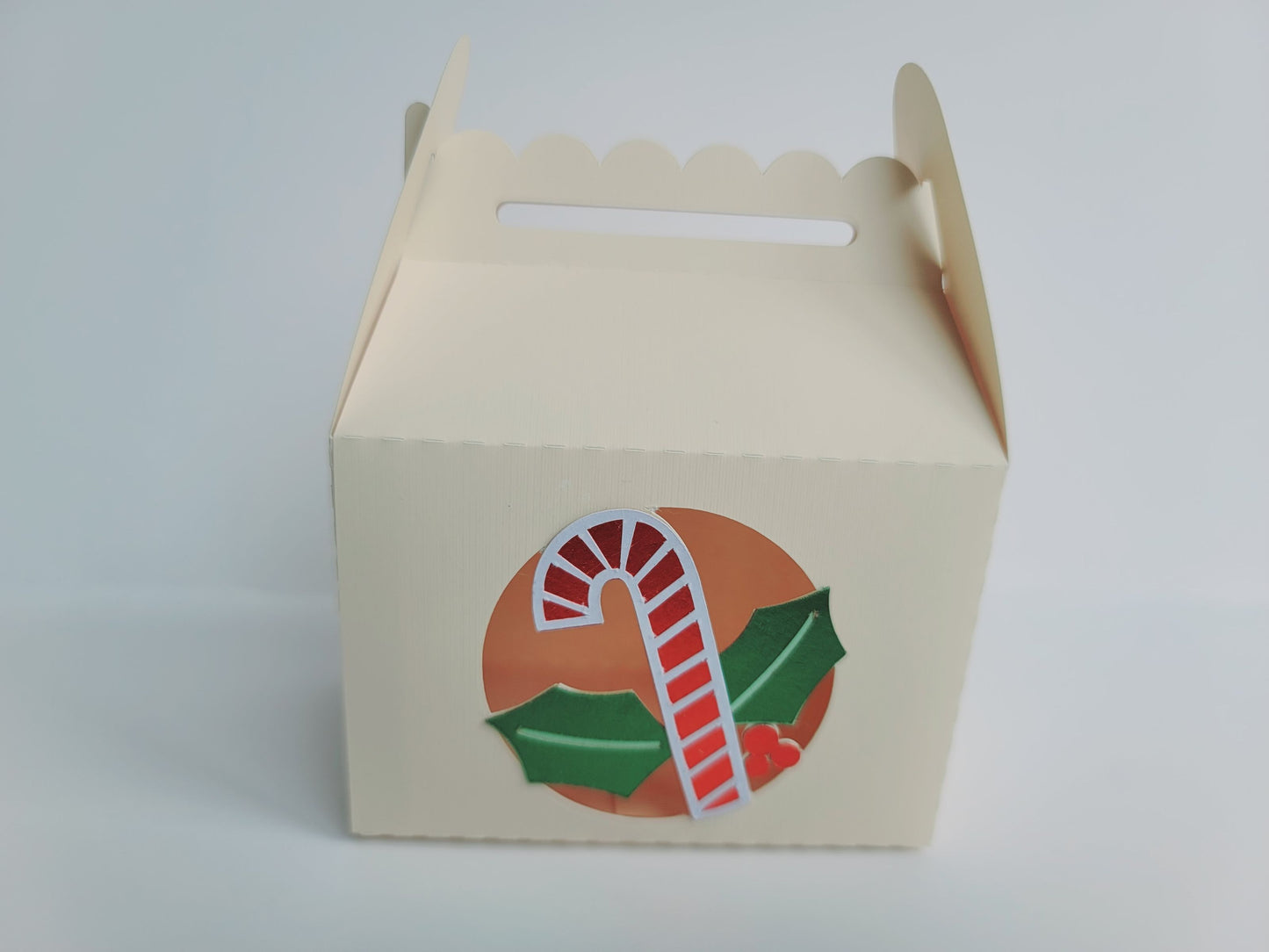 Candy Cane Holiday Gift Box
