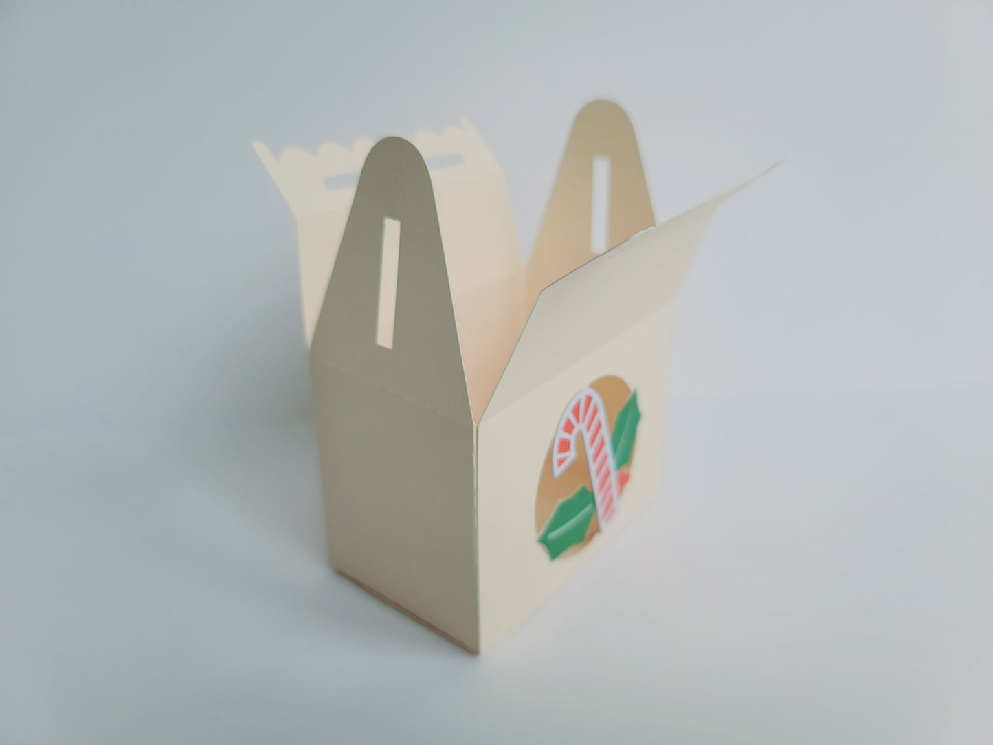 Candy Cane Holiday Gift Box