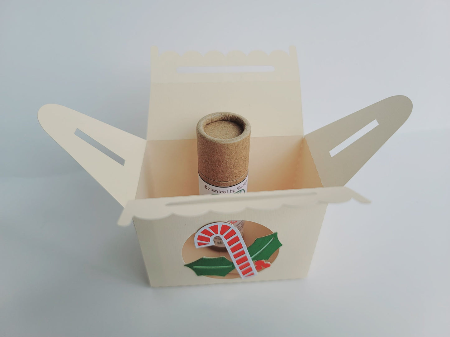 Candy Cane Holiday Gift Box