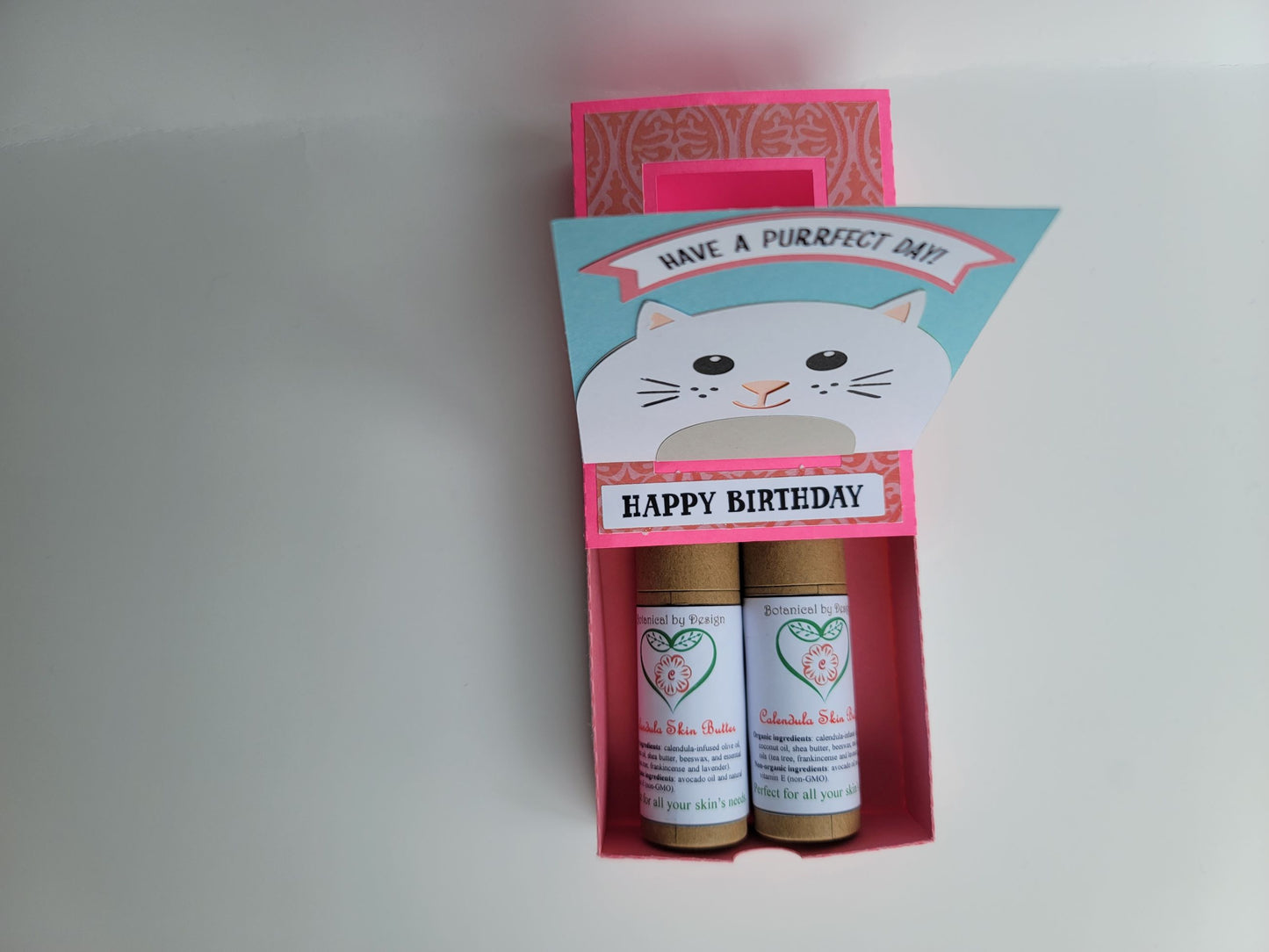 “Have a Purrfect Day” Cat Birthday Gift Box
