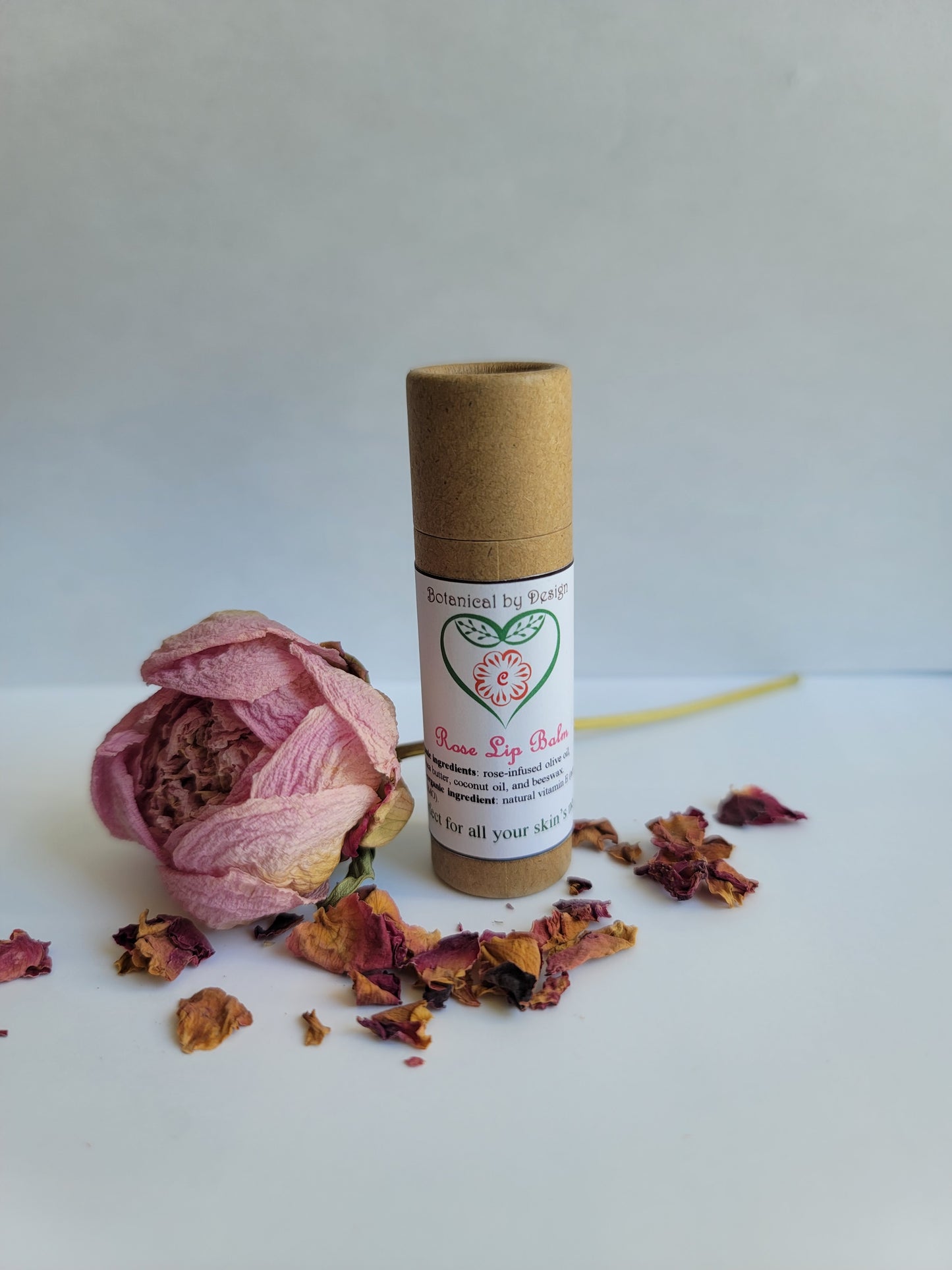Rose Lip Balm (98% organic)