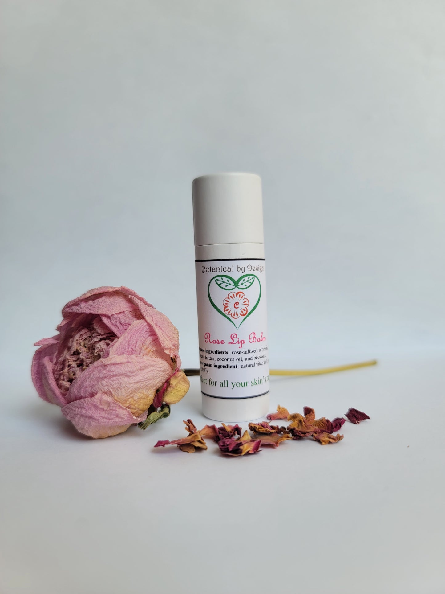 Rose Lip Balm (98% organic)