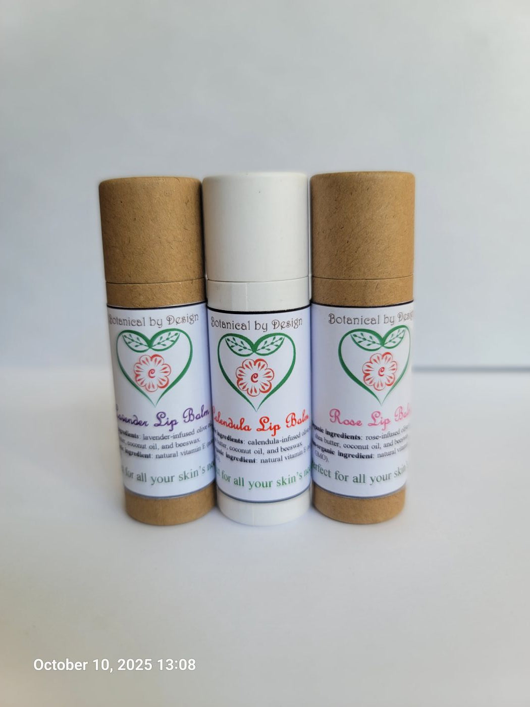 The Lip Balm Trio (98% Organic)