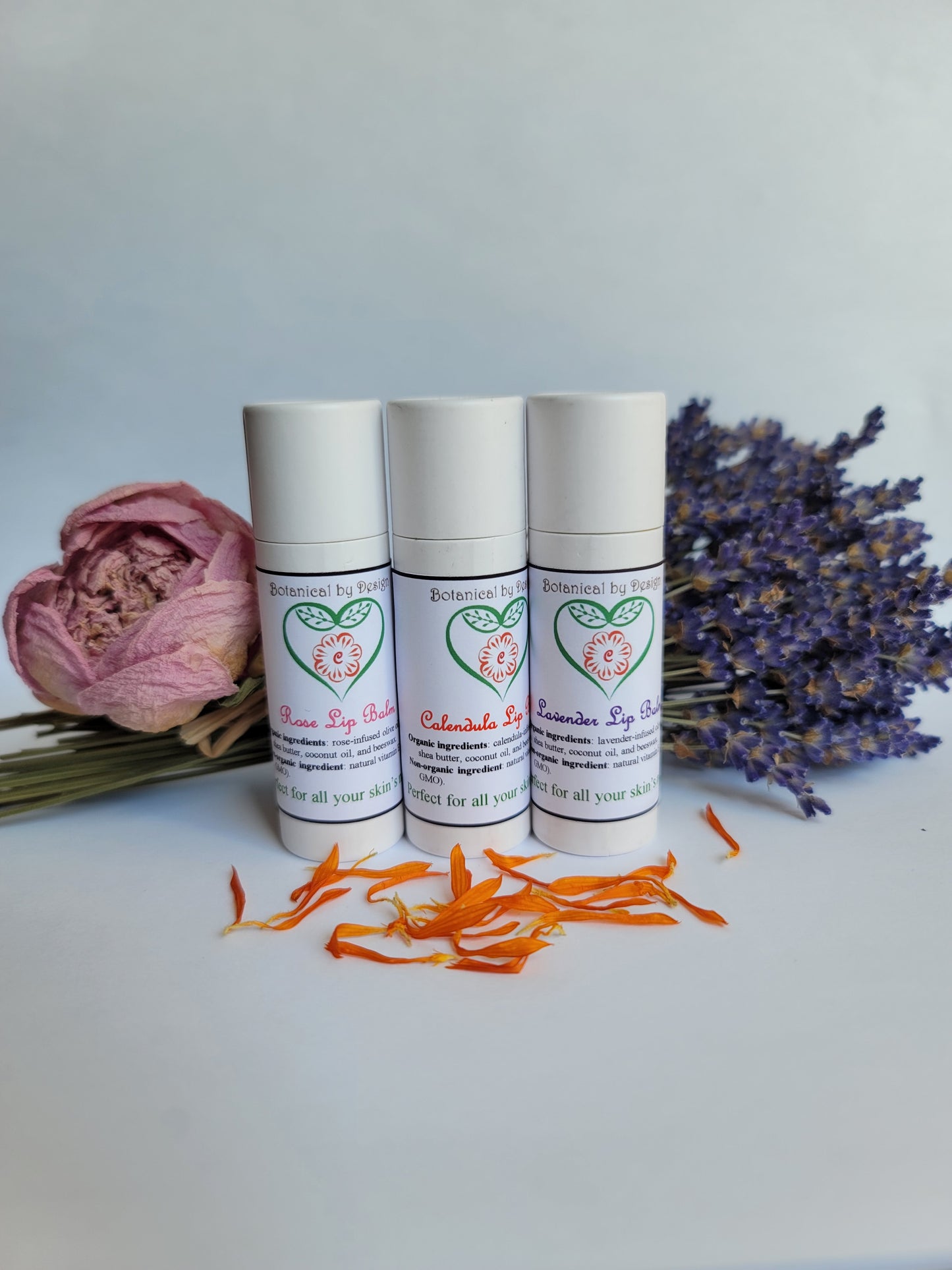 The Lip Balm Trio (98% Organic)
